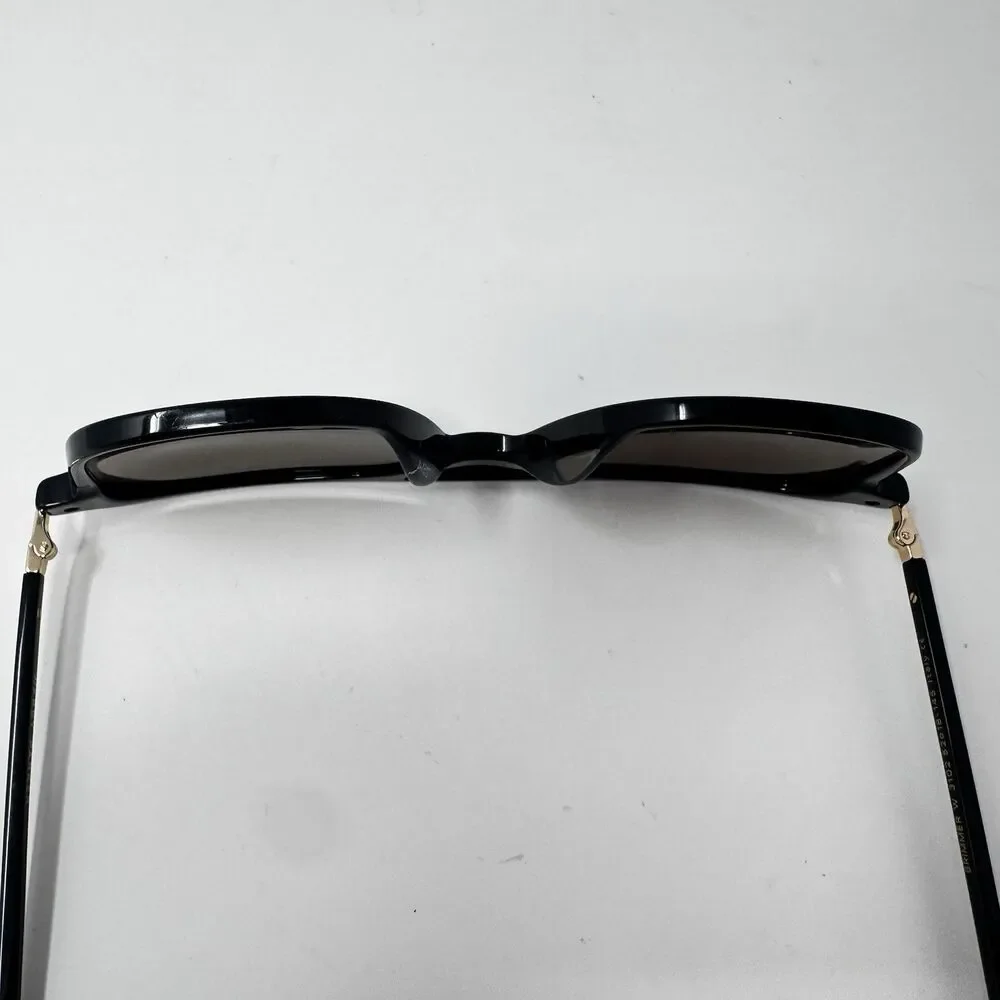 Brimmer W 3102 Black Gold Aviator Sunglasses 52-18-145 Made In Italy